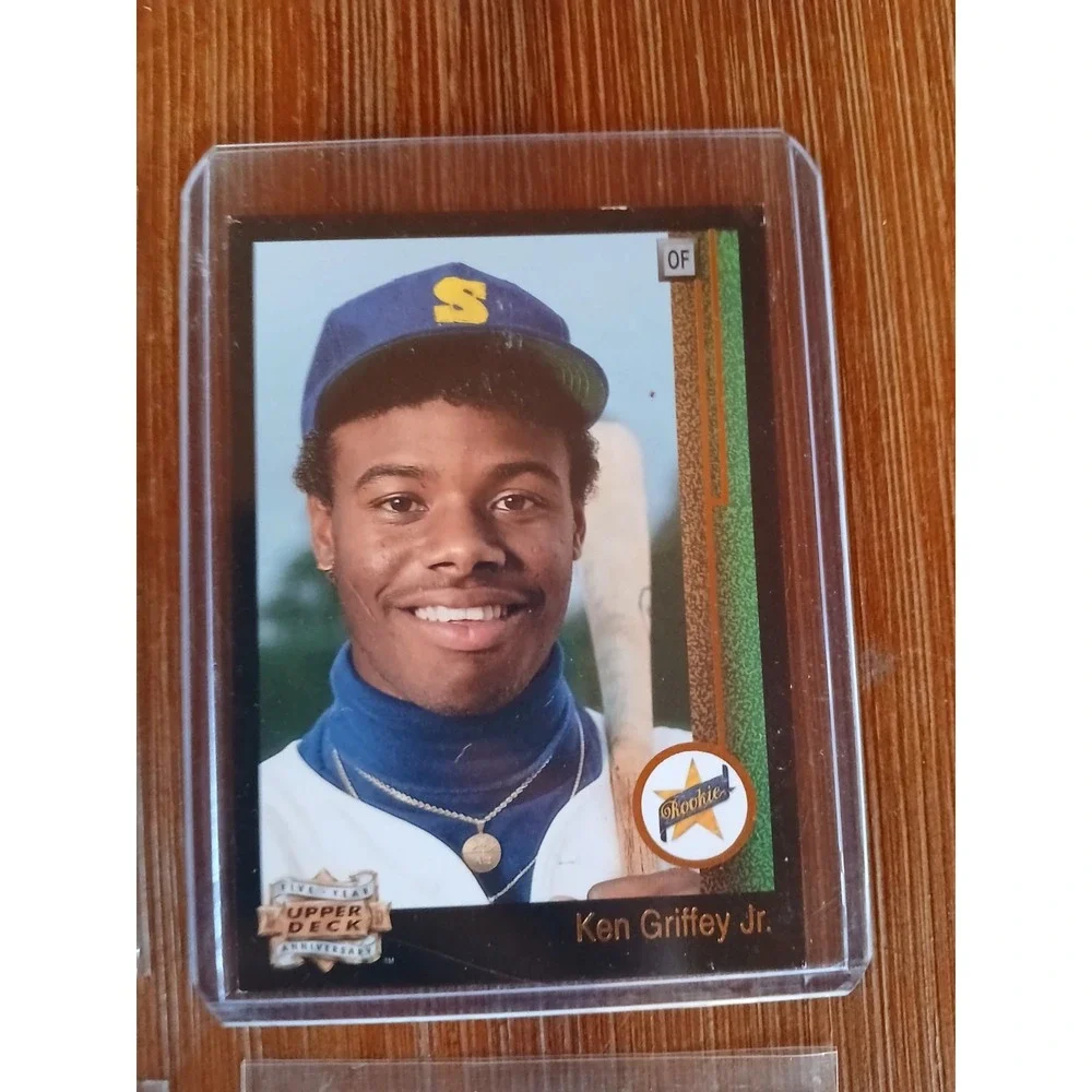 Lot of 6 KEN GRIFFEY JR Rookie Card Donruss No Dot Bloody Elbow Wrong Birthplace